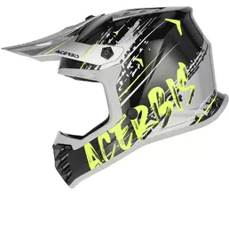 Acerbis PROFILE JUNIOR Kids' Motocross Enduro Мотошлем Black Fluorescent Yellow