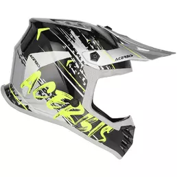 Acerbis PROFILE JUNIOR Kids' Motocross Enduro Мотошлем Black Fluorescent Yellow