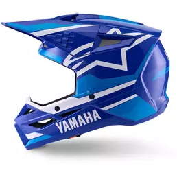 Alpinestars YAMAHA S-M3 YOUTH ECE06 Kids Motorcycle Мотошлем, Blue, White, Gloss