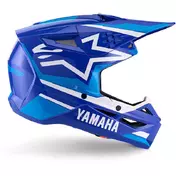 Alpinestars YAMAHA S-M3 YOUTH ECE06 Kids Motorcycle Мотошлем, Blue, White, Gloss