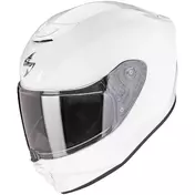 Scorpion EXO-JNR SOLID White Full Face Child Motorcycle Мотошлем