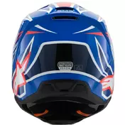 Alpinestars SM3 YOUTH WURX Kids Motocross Enduro Мотошлем Blue Red White Black Glossy