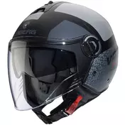 Caberg RIVIERA V4X ALPHA Jet Motorcycle Мотошлем Matt Black Anthracite Grey
