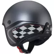 Caberg FREERIDE X DAYTONA Jet Motorcycle Мотошлем Matt Gun Metal Black White
