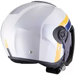 Scorpion EXO-CITY II BLUR Jet Motorcycle Мотошлем White Silver Yellow