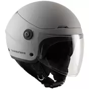Tucano Urbano C1001 EL'POP Matt Light Gray Motorcycle Jet Мотошлем