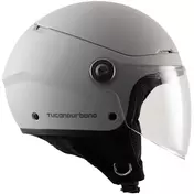 Tucano Urbano C1001 EL'POP Matt Light Gray Motorcycle Jet Мотошлем