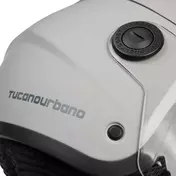 Tucano Urbano C1001 EL'POP Matt Light Gray Motorcycle Jet Мотошлем