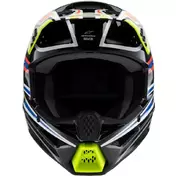 Alpinestars SM3 YOUTH WURX Kids Cross Enduro Motorcycle Мотошлем Black Fluorescent Yellow Blue Red Glossy