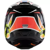 Alpinestars SM3 YOUTH WURX Kids Cross Enduro Motorcycle Мотошлем Black Fluorescent Yellow Blue Red Glossy
