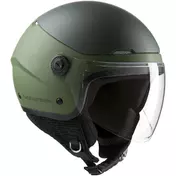 Tucano Urbano C1001 EL'POP Green Airborne Matt Motorcycle Jet Мотошлем