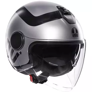 AGV ETERES RIMINI Jet Motorcycle Мотошлем Matt Grey Black