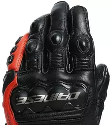 Sport Motorcycle мотоперчатки in Dainese Leather 4 STROKE 2 Black Red