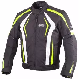 Gms PACE Black White Yellow Sport Motorcycle мотокуртка