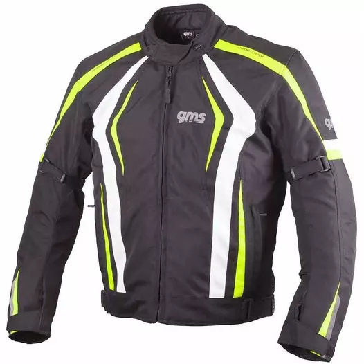 Gms PACE Black White Yellow Sport Motorcycle мотокуртка