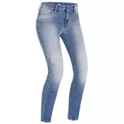 PMJ GINEVRA Women's Motorcycle Jeans Blue