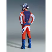 Alpinestars FLUID GRID Motocross Enduro мотоштаны Orange Blue White