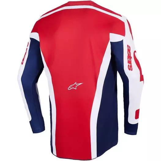 Alpinestars RACER RIWAY Motocross Enduro Jersey White Blue Red