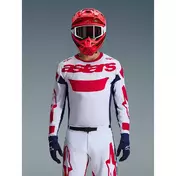 Alpinestars RACER RIWAY Motocross Enduro Jersey White Blue Red