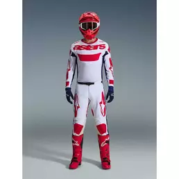 Alpinestars RACER RIWAY Motocross Enduro Jersey White Blue Red