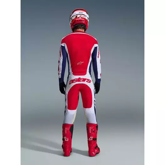 Alpinestars RACER RIWAY Motocross Enduro Jersey White Blue Red