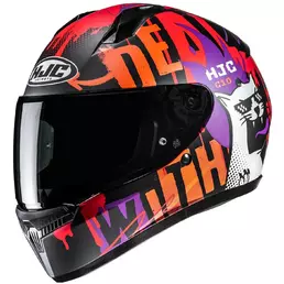 HJC C10 FOP MC7SF Full Face Motorcycle Мотошлем for Kids (размер: xxxs)