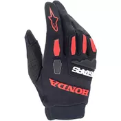 Alpinestars Honda Full Bore Motorcycle мотоперчатки Black/Bright Red