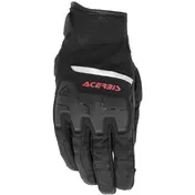 Acerbis CE X-Street WP Motorcycle мотоперчатки Black Red