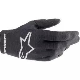 Alpinestars RADAR Black Motorcycle Cross Enduro мотоперчатки (размер: s)