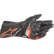 Alpinestars SP-8 V3 мотоперчатки Leather Motorcycle мотоперчатки Black Orange Fluo White