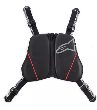 Chest protection Nucleon KR-C Black Red White
