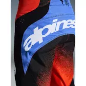 Alpinestars TECHSTAR KNIF Cross Enduro Motorcycle мотоштаны Orange Black Light Blue