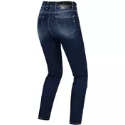 PMJ GINEVRA Women's Dark Blue Motorcycle Jeans