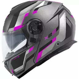 Givi X.26 CENTURY Titanium Modular Motorcycle Мотошлем P/J Black Fuchsia