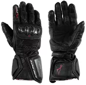 Racing Motorcycle мотоперчатки A-Pro Tilt Black Full Grain Leather