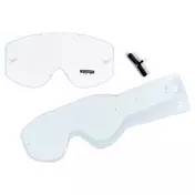 Ufo Transparent Lens for BULLET Mask + 10 tears