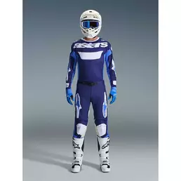 Alpinestars RACER RIWAY Cross Enduro Motorcycle мотоштаны Blue White Light Blue