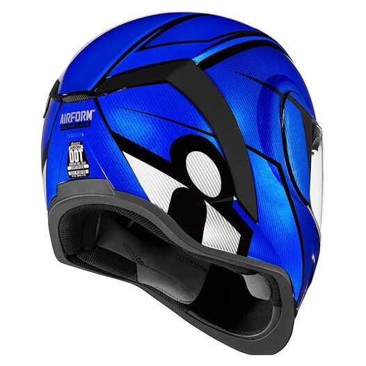 Icon Airform Conflux синий мотошлем