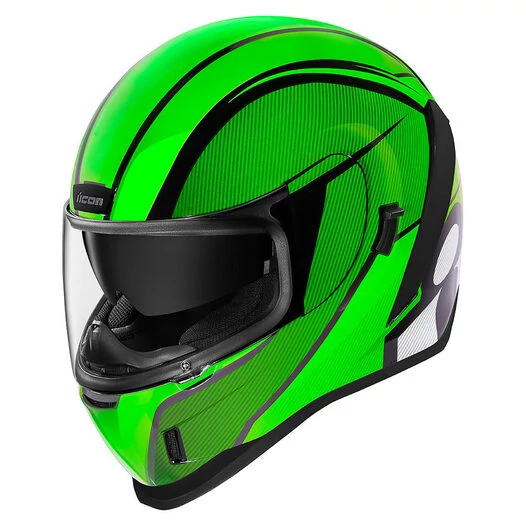 Icon Airform Conflux зеленый мотошлем