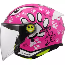 LS2 OF622 FUNNY II PAWS Child Jet Motorcycle Мотошлем
