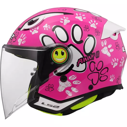 LS2 OF622 FUNNY II PAWS Child Jet Motorcycle Мотошлем