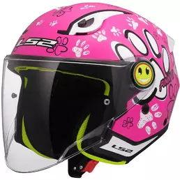 LS2 OF622 FUNNY II PAWS Child Jet Motorcycle Мотошлем