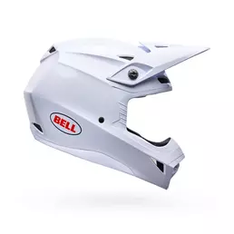 Bell Mx-10 Mips Youth Solid Мотошлем White Белый