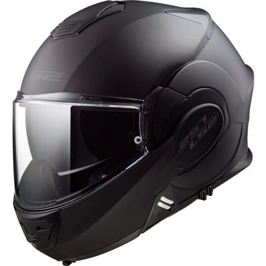 LS2 FF399 Valiant Noir мотошлем черный матовый