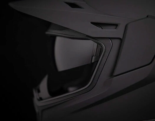 Icon Airflite Moto Rubatone мотошлем черный матовый