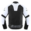 Icon Contra 2 Leather Perforated Stealth белая мотокуртка (размер: s)
