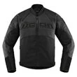 Icon Contra 2 Leather Stealth черная мотокуртка (размер: s)