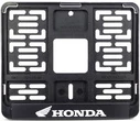 Рамка для номера мотоцикла нового образца Honda белая 190*145мм