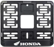 Рамка для номера мотоцикла нового образца Honda белая 190*145мм