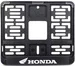 Рамка для номера мотоцикла нового образца Honda белая 190*145мм